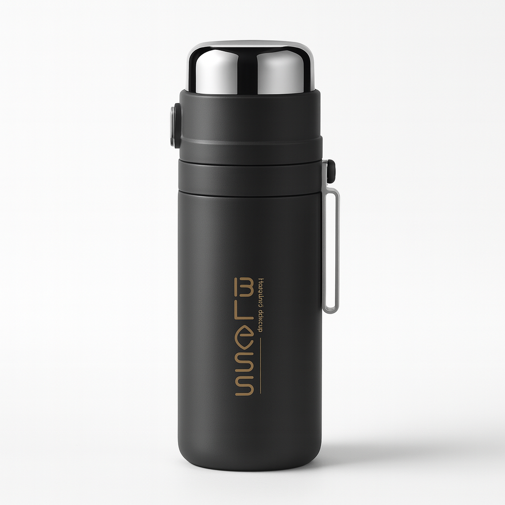 Garrafa Térmica Flip Preto 500ml